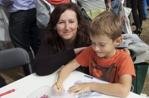 Konrad brał udział w konkursie rysunkowym/ Fot. Małgorzata Bugaj-Martynowska