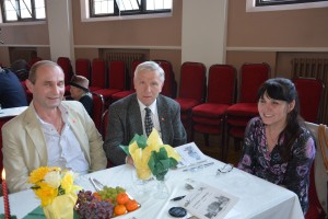 Edward Winiarski (L), Ryszard Żółtaniecki i Irina Izsoova/ Fot. Małgorzata Bugaj-Martynowska